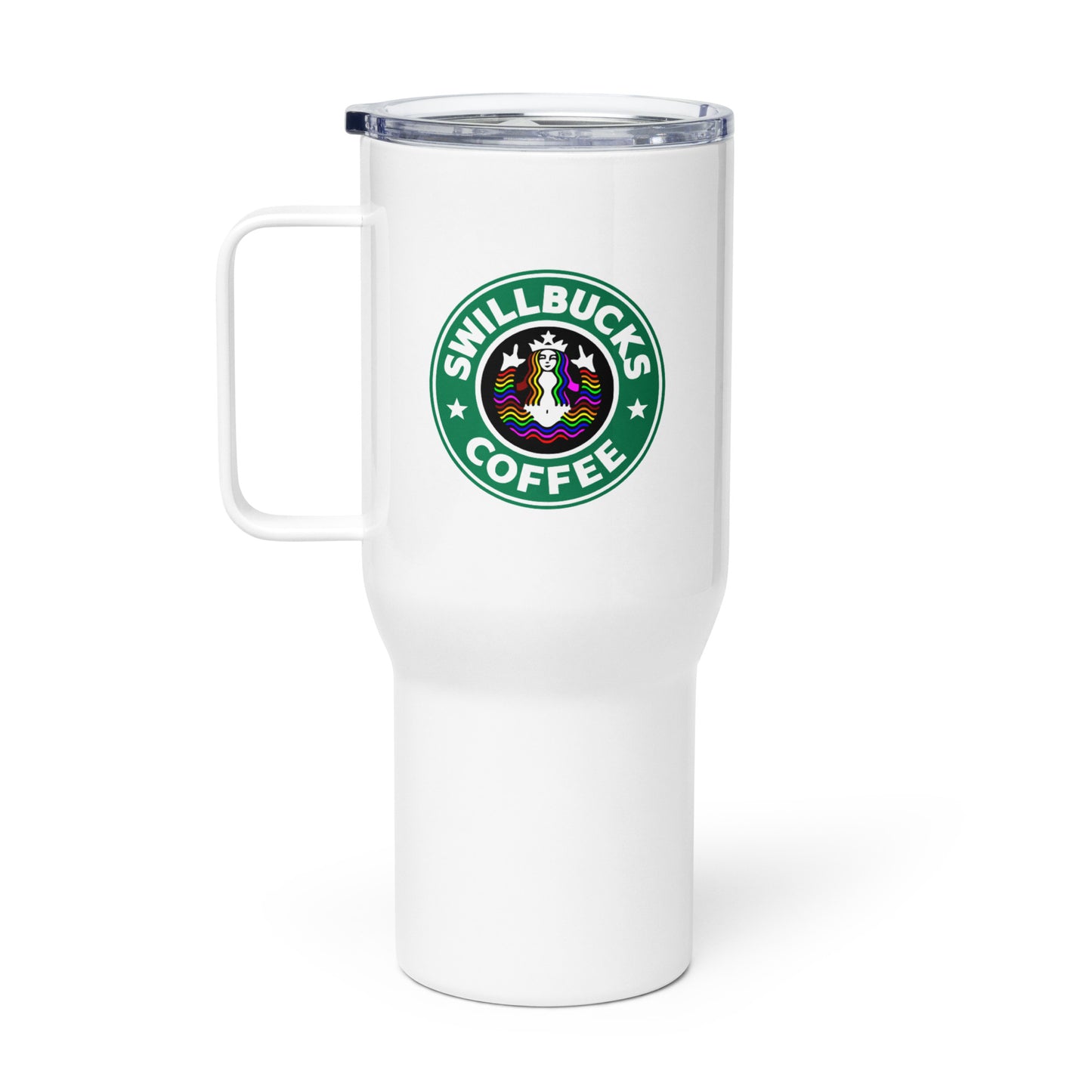 SB Travel mug with a handle